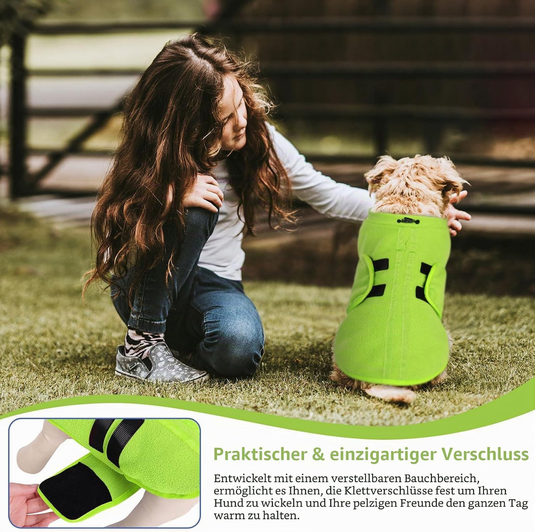 Hundepullover Fleece Weste Hundemäntel Winter Warmer Hundeweste für Kleine Hunde Weicher Fleece Hund