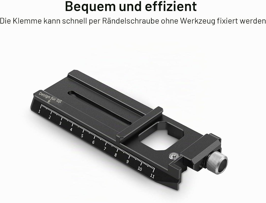 SMALLRIG RS2/RSC2/RS3/RS3 Pro Quick Release Plate Schnellwechselplatte mit Arca-Swiss für DJI RS 2/R
