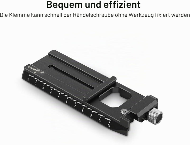SMALLRIG RS2/RSC2/RS3/RS3 Pro Quick Release Plate Schnellwechselplatte mit Arca-Swiss für DJI RS 2/R