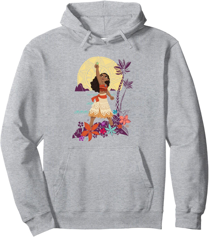 Vaiana Heart Sunset Pullover Hoodie