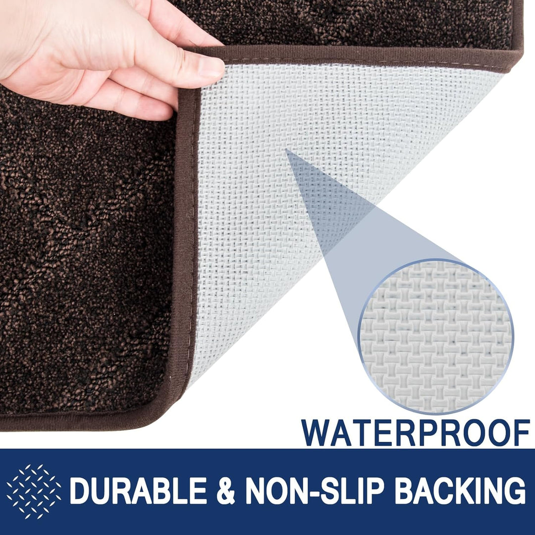 FCSDETAIL Schmutzfangmatte Innen 50 x 80 cm, rutschfeste Fussmatte, waschbar Sauberlaufmatte, absorb