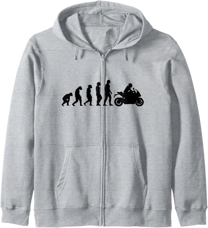 Motorrad Evolution Funny Racing Sport Street Bike Biker Kapuzenjacke