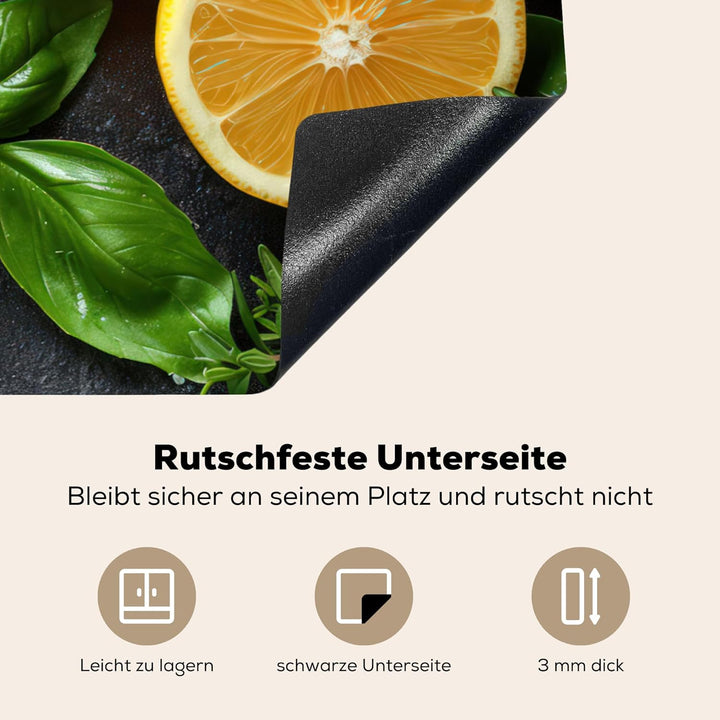 Herdabdeckplatte Einteilig Induktionsmatte Küche Abdeckung Ceranfeld Herd Abdeckplatte Deko Vinyl Ma
