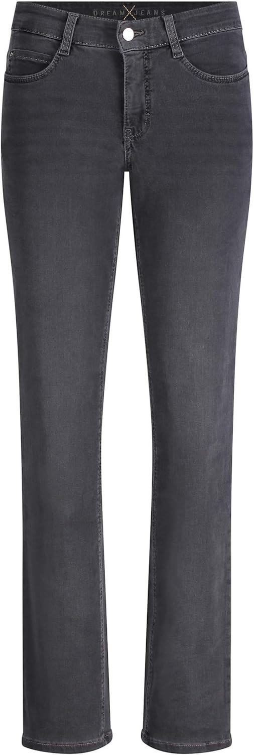 MAC Jeans Damen Jeans Dream 34W / 32L Dark Grey Used Wash (D975), 34W / 32L Dark Grey Used Wash (D97
