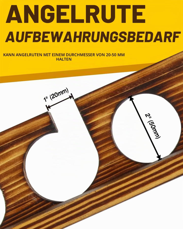 Ghosthorn Für bis zu 12 Ruten, Angelrutenhalter, Wand- oder Deckenmontage, für Garage, Aufbewahrung,