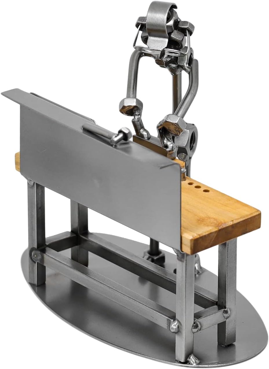 metalman24 Schraubenmännchen Tischler Schreiner I Handarbeit I Geschenkidee I Metallfigur I Metallmä