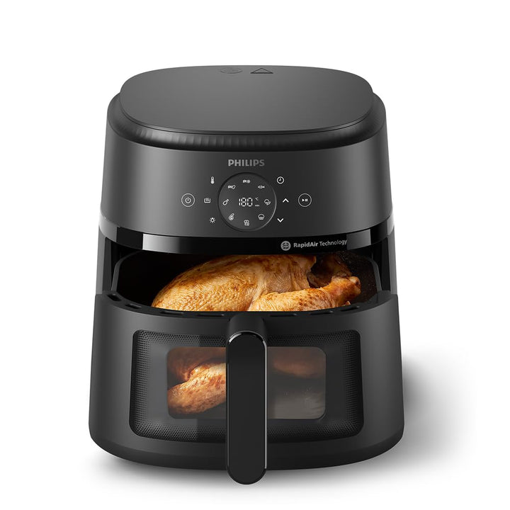 Philips Airfryer 2000-Serie 6,2L - Sichtfenster, Digitaler Touchscreen, 13 Kochoptionen, Bis zu 90%