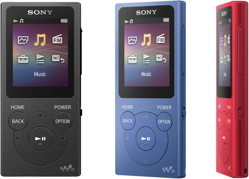 Sony NW-E394L 8GB Walkman Musik-Player mit 4,5cm Display Drag & Drop, ClearAudio+, PCM, AAC, WMA und