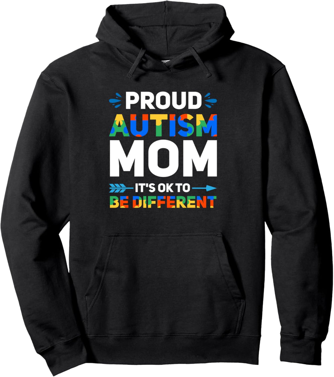 Stolze Autismus Mom sei anders Autismus Pullover Hoodie