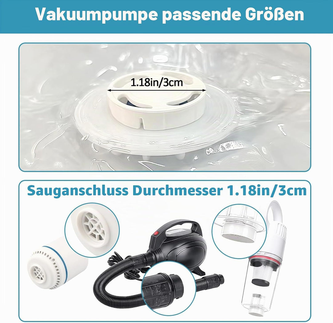 Extra grosse Vakuum-Aufbewahrungsbeutel, wasserdicht, verschliessbar, Vakuumversiegelung, Matratzent