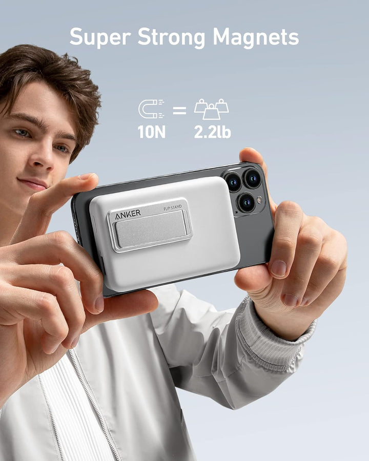 Anker 633 Magnetic Battery, 10.000mAh einklappbare magnetische kabellose Powerbank, Nur kompatibel m