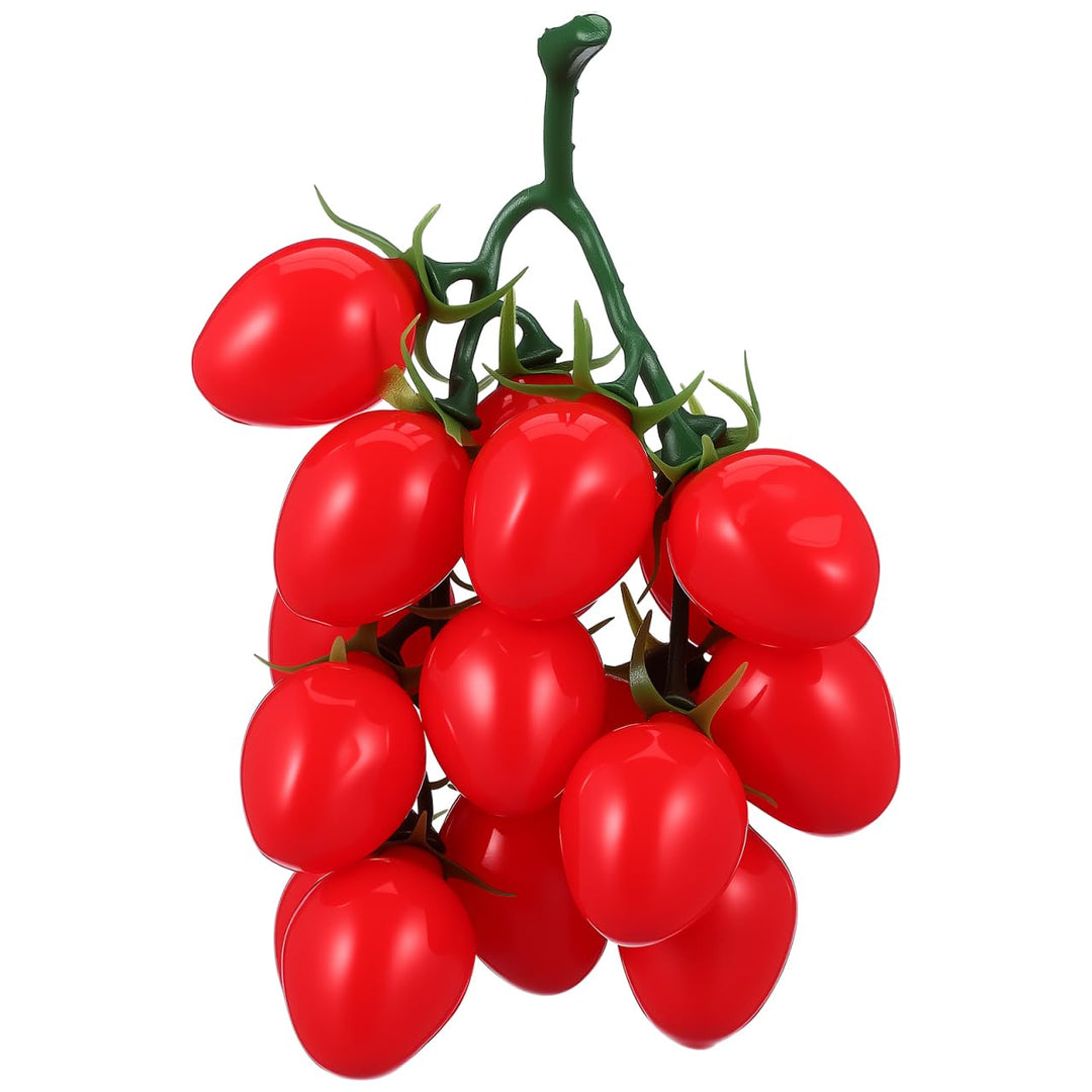 IMIKEYA 3er Set Künstliche Kirschtomaten Lebensechte Gefälschte Tomaten künstliches Obst Dekoration