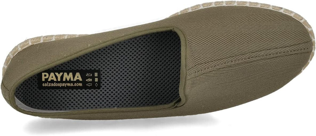 PAYMA - Herren Espadrilles Sommerpantoffeln aus Canvas. Sommerschuhe Segeltuch. Freizeitschuhe. Bras