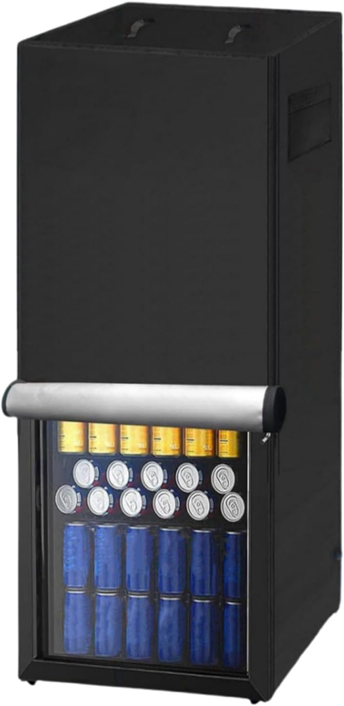 Schutzhülle Kühlschrank, Gefrierschrank Abdeckung, Kühlschrank Abdeckung Outdoor, Staubdichte Abdeck
