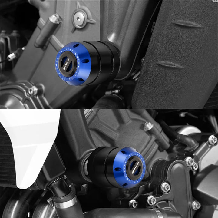 Sturzprotektoren für Tracer 900 GT 2018-2021 Rahmenschoner Sturzpads CNC Crash-Pads tracer 900 gt Zu