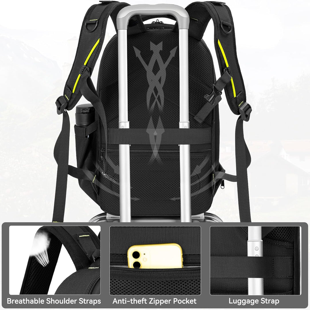 Hartschalen-Kamerarucksack, Fotografie-Kameratasche, wasserabweisend, stossfest, Kamerarucksack mit