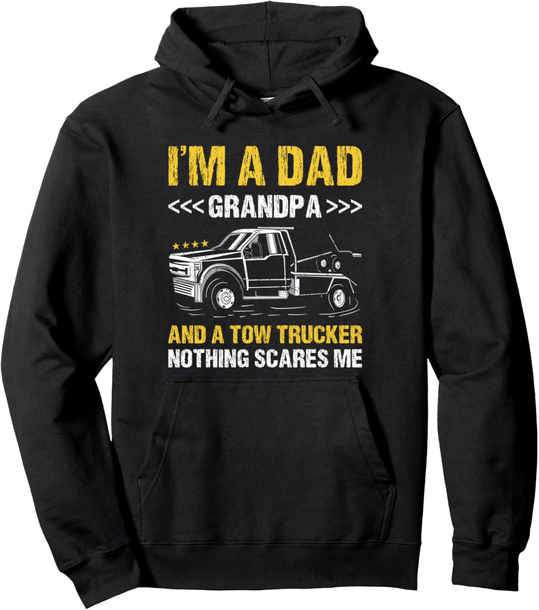 Ich bin ein Vater, ein Opa und ein Abschleppwagenfahrer Pullover Hoodie