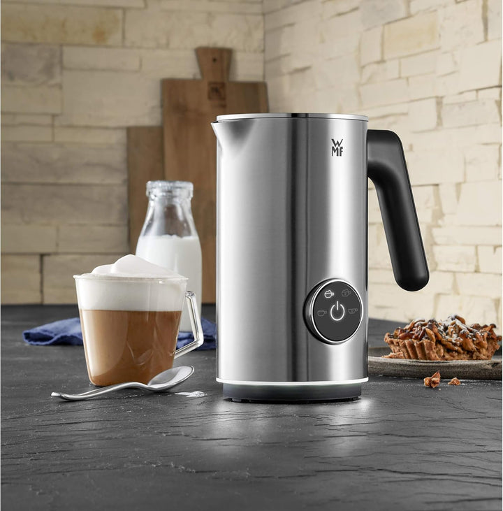 WMF Lumero Design-Milchaufschäumer elektrisch, Frappe Mixer, 100-250 ml, Touch-Display, LED-Licht, 5
