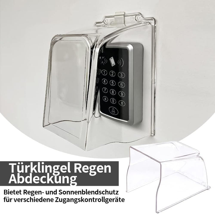 dgyezhao Regenschutz für Türklingel aus Kunststoff, Blendschutz für Türklingel, Zubehör für Zugangsk