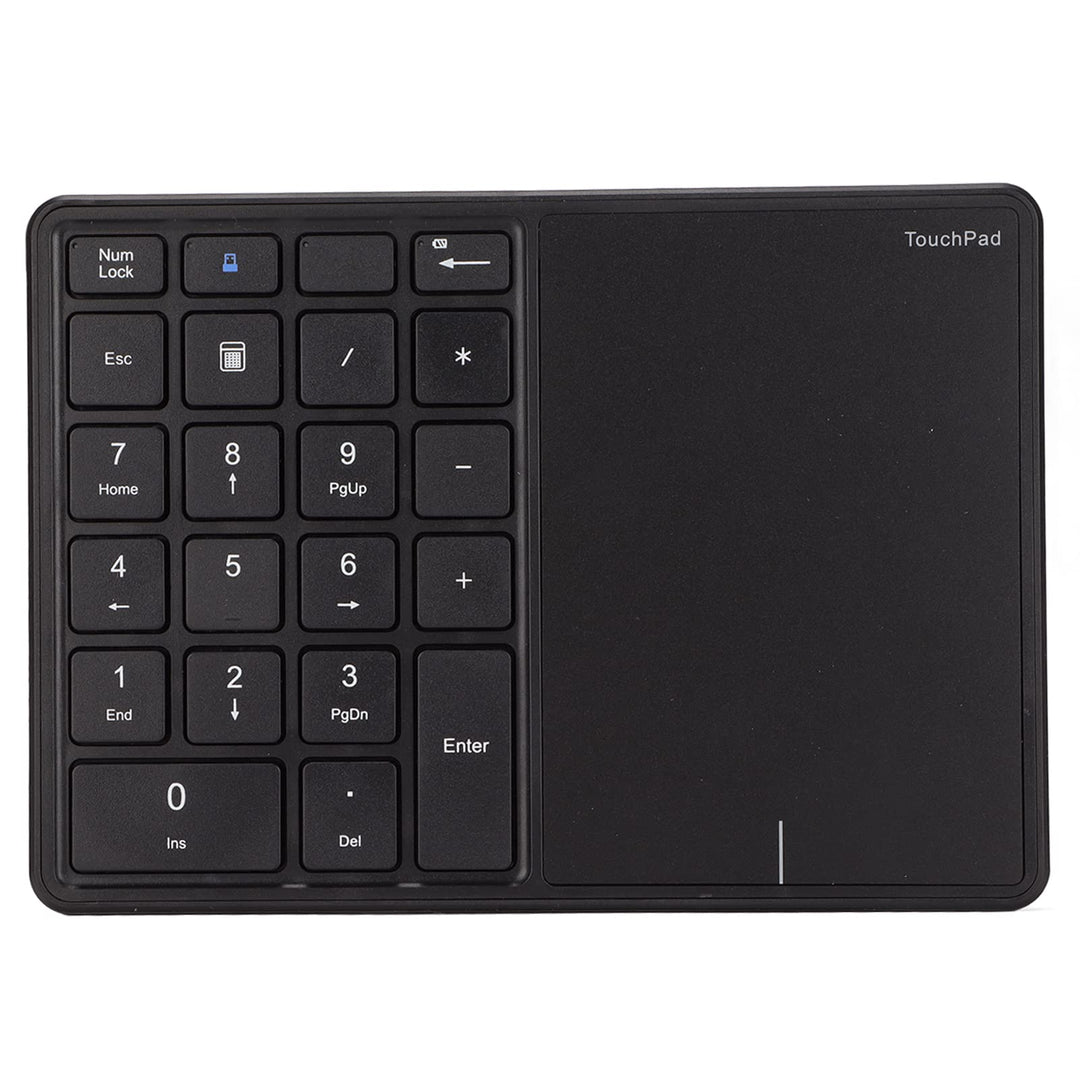 Kabelloser Nummernblock mit Touchpad, Bluetooth-Nummernblock für Laptop, 22 Tasten Wireless BT Dual