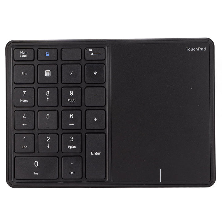 Kabelloser Nummernblock mit Touchpad, Bluetooth-Nummernblock für Laptop, 22 Tasten Wireless BT Dual