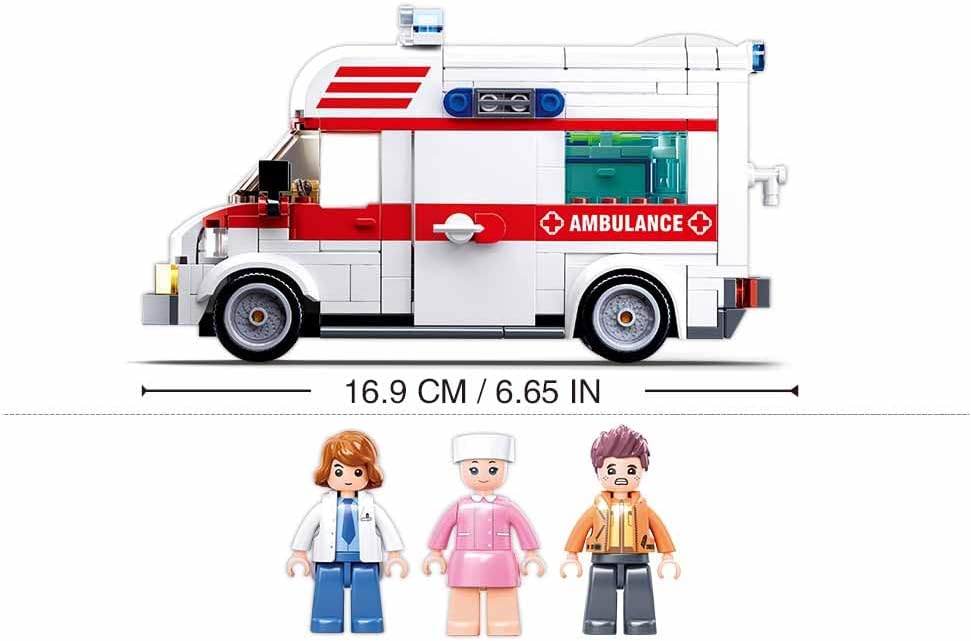 Sluban Krankenwagen im Einsatz (328 Teile)