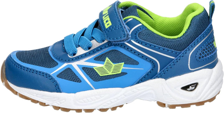 Lico Unisex Kinder Salford Vs Sneaker 27 EU Petrol Blau Lemon, 27 EU Petrol Blau Lemon