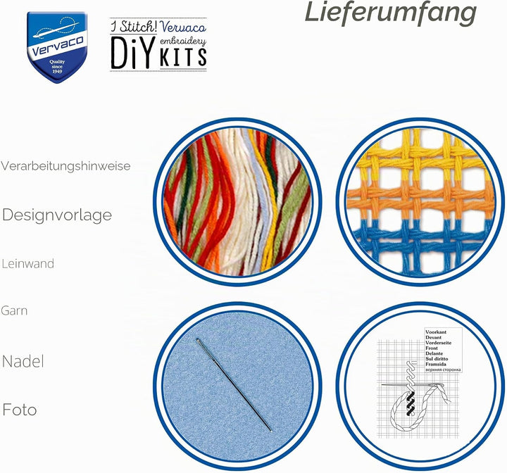 Vervaco Kreuzstich Wandbehang inklusive Material