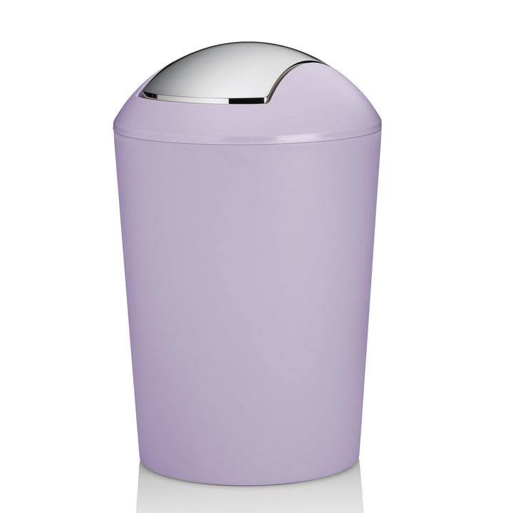 kela Schwingdeckeleimer violett, Kosmetikeimer 5l mit Schwingdeckel, Kunststoff, MARTA, Mülleimer Ba
