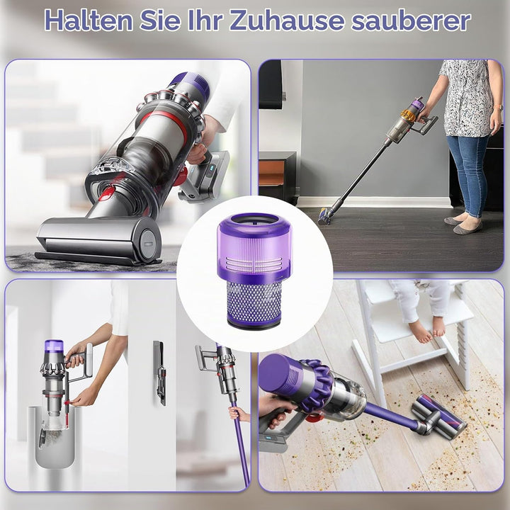 Filter für Dyson V11 SV14 V15 SV22, Kompatibel mit Cyclone Animal Absolute Extra Total Clean Pro Akk