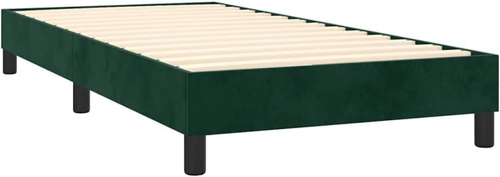 vidaXL Boxspringbett, Bettgestell mit Lattenrost, Bett Polsterbett mit Stützbeinen, Einzelbett Schla