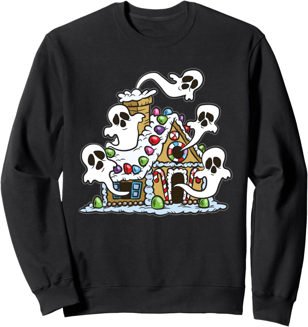 Geister-Lebkuchenhaus Halloween Sweatshirt