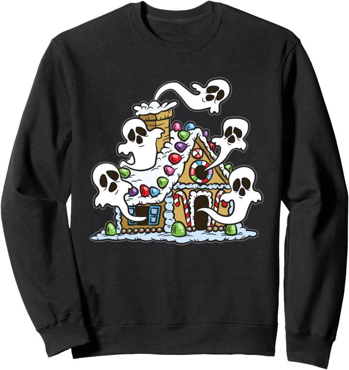 Geister-Lebkuchenhaus Halloween Sweatshirt