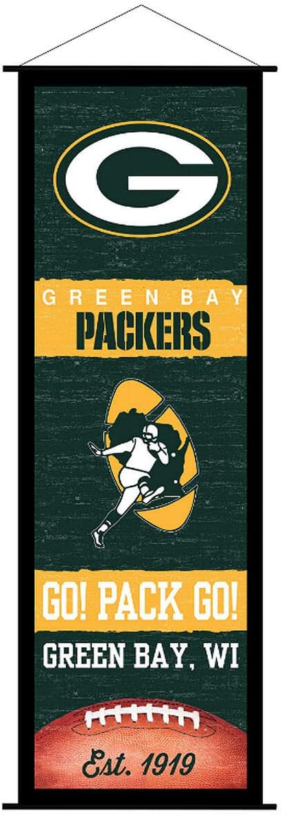 Green Bay Packers Banner und Schriftrollschild