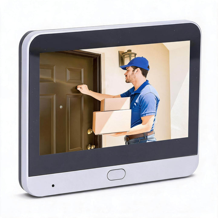 Smart Video Türklingel 3MP - 4,3 Zoll 1080p HD mit 160° Weitwinkel, Nachtsicht, PIR Bewegungserkennu