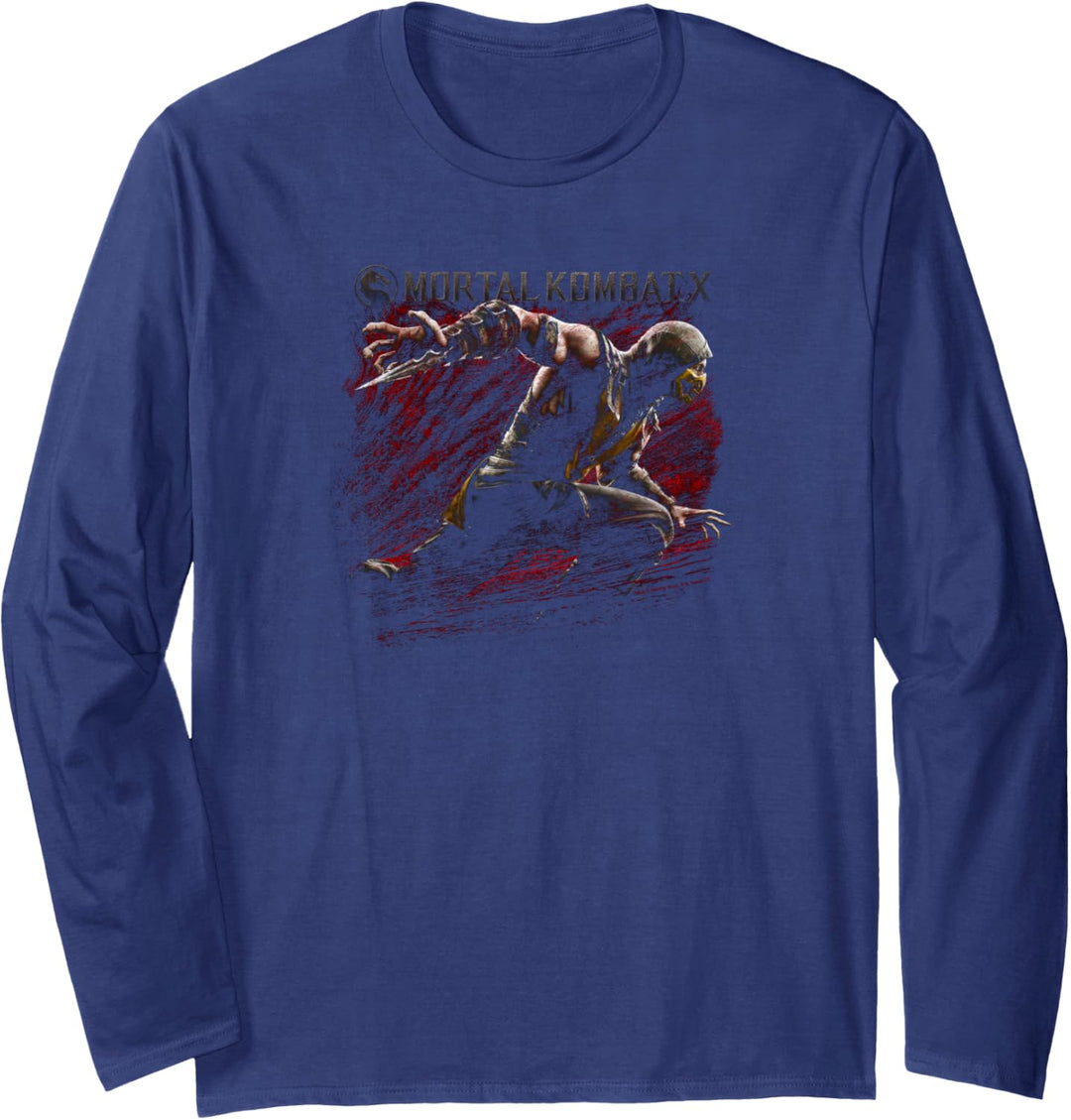 Mortal Kombat X Scorpion Lunge Langarmshirt