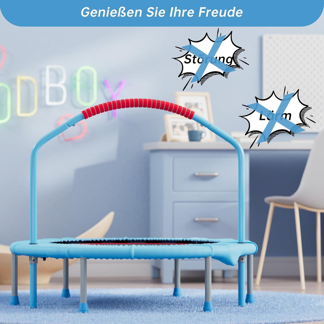 CLORIS 101,6 cm faltbares Fitness-Trampolin – maximale Belastung 220bl, Rebounder mit verstellbarem