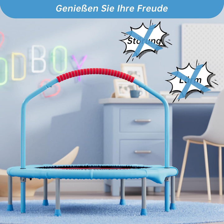 CLORIS 101,6 cm faltbares Fitness-Trampolin – maximale Belastung 220bl, Rebounder mit verstellbarem