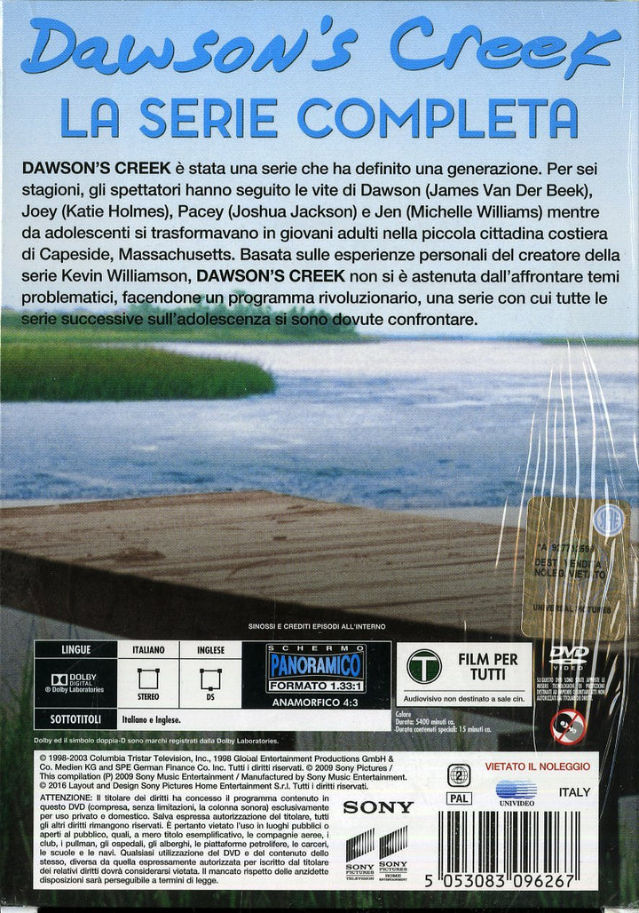 Dawson's Creek Stg.1-6 Completa, DVD