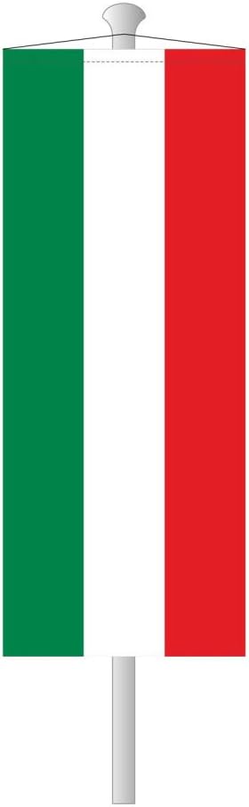 Deitert Bundesland-Flagge NRW – 150x400 cm NRW-Flagge ohne Wappen, Bannerfahne aus reissfestem Polye