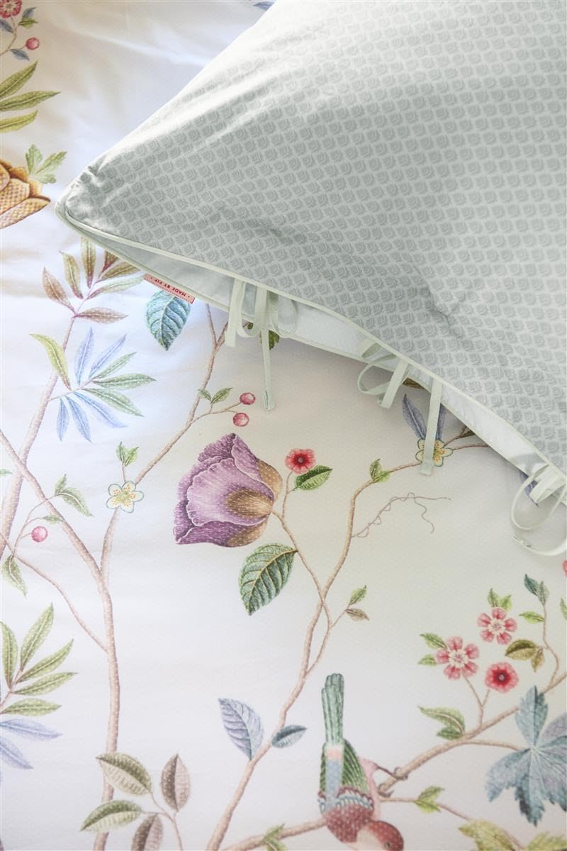 PiP Studio Bettwäsche Il Paradiso White 1 Bettbezug 200 x 200 cm + 2 Kissenbezüge 80 x 80 cm, 1 Bett