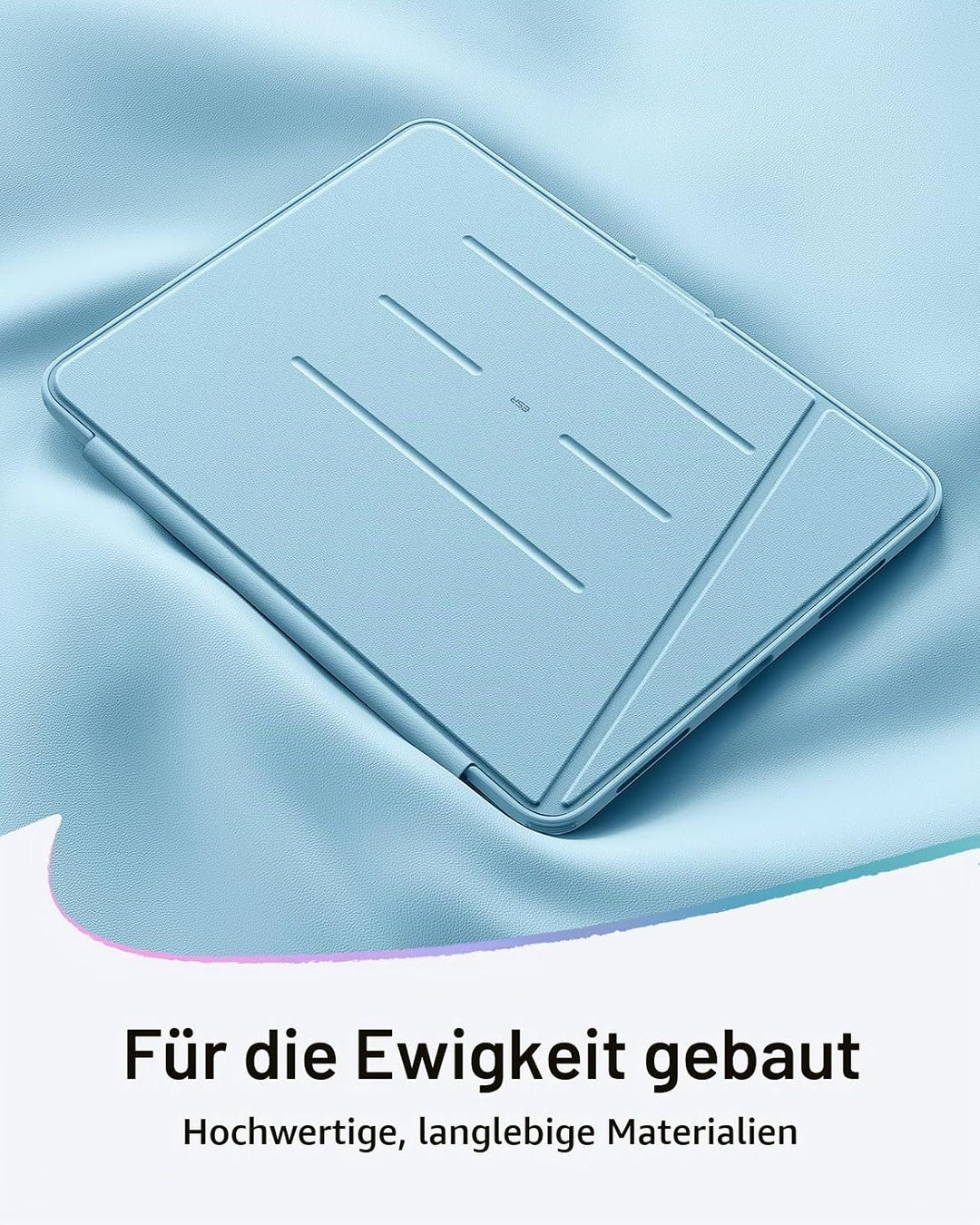 ESR Hülle für iPad Air 13 Zoll (2026/2025/2024) M4/M3/M2, Vertikale Stand, Mehrere Standwinkel, Ultr