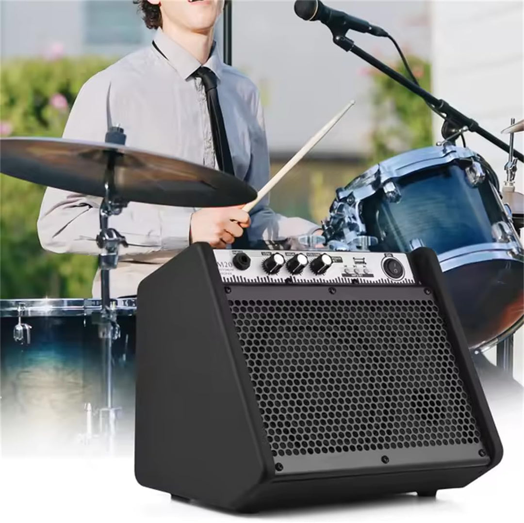Coolmusic DM20 Bluetooth Personal Monitor Verstärker Lautsprecher für elektrische Trommelverstärker,