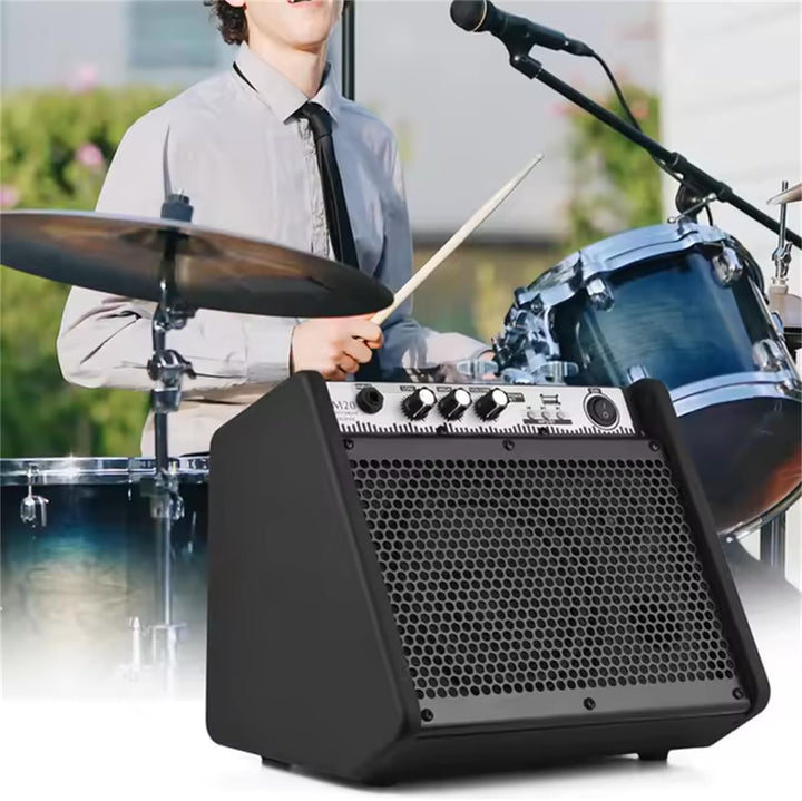 Coolmusic DM20 Bluetooth Personal Monitor Verstärker Lautsprecher für elektrische Trommelverstärker,