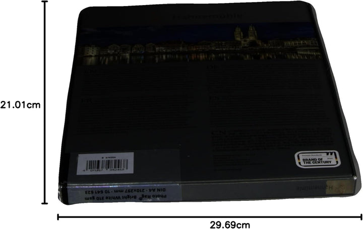 Hahnemühle 10641623 Digital FineArt Photo Rag Papier, 310 g/m², DIN A4, 210 x 297 mm, hellweiss, 210
