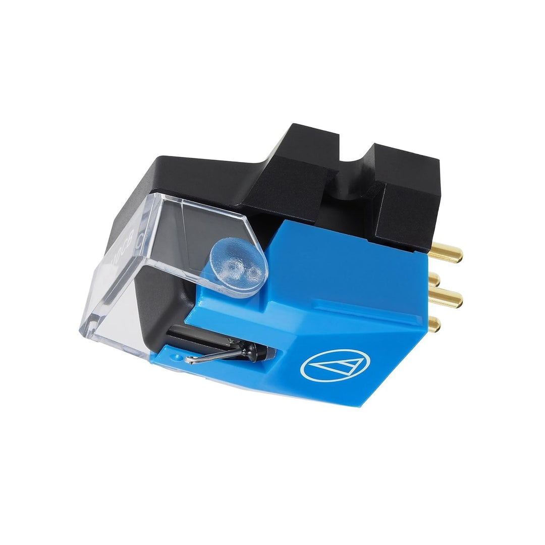 Audio-Technica VM510CB Dual-Moving-Magnet-Stereotonabnehmer mit konischer Nadel Blau Bewegliche Magn