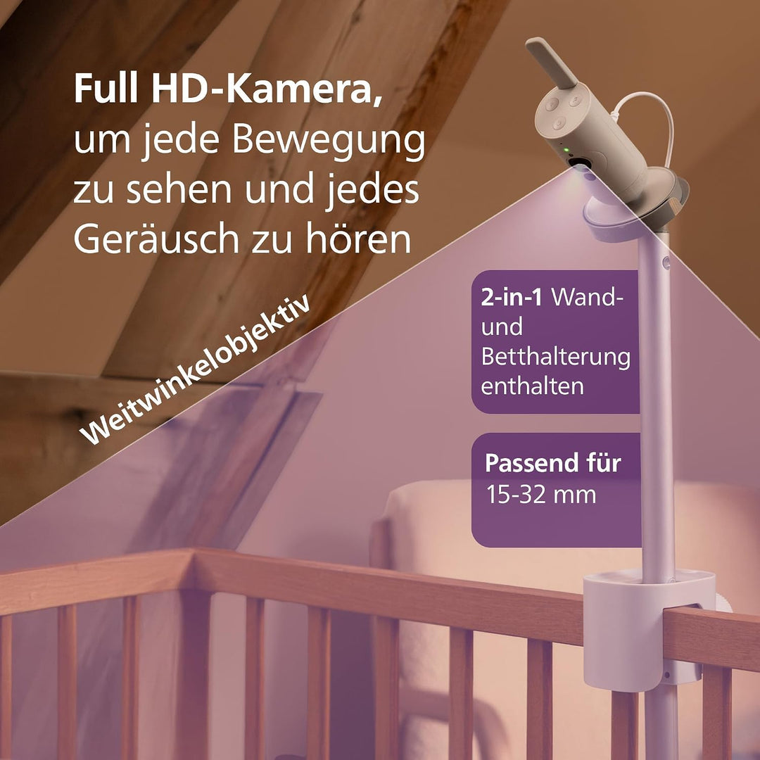 PHILIPS Avent Premium Connected Videophone, das bisher beste Babyphone von Avent, Schlaf- und Atmung