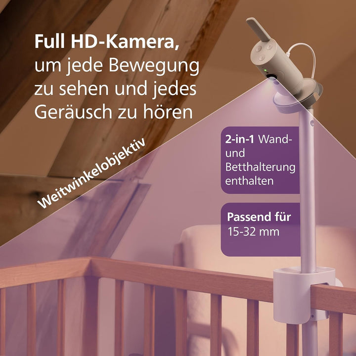 PHILIPS Avent Premium Connected Videophone, das bisher beste Babyphone von Avent, Schlaf- und Atmung