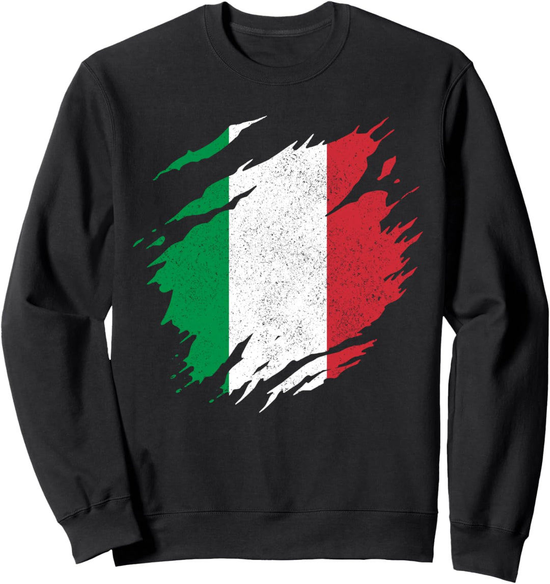 Italian Italienische Flagge Vintage Italia Sweatshirt