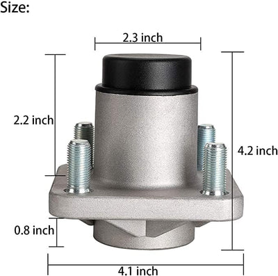 10L0L Vorderradnabe mit 4 Schrauben für EZGO 2001.5 Up Gas & Electric Golf Cart, OEM# 70895-G01 7089